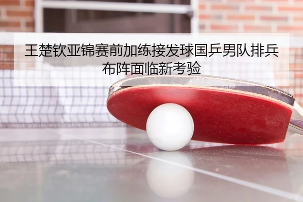 王楚钦亚锦赛前加练接发球国乒男队排兵布阵面临新考验 - YYSports